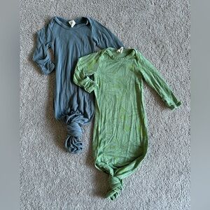 Kate Quinn / 2 Long Sleeve Sleep Gowns / 0-3 Months